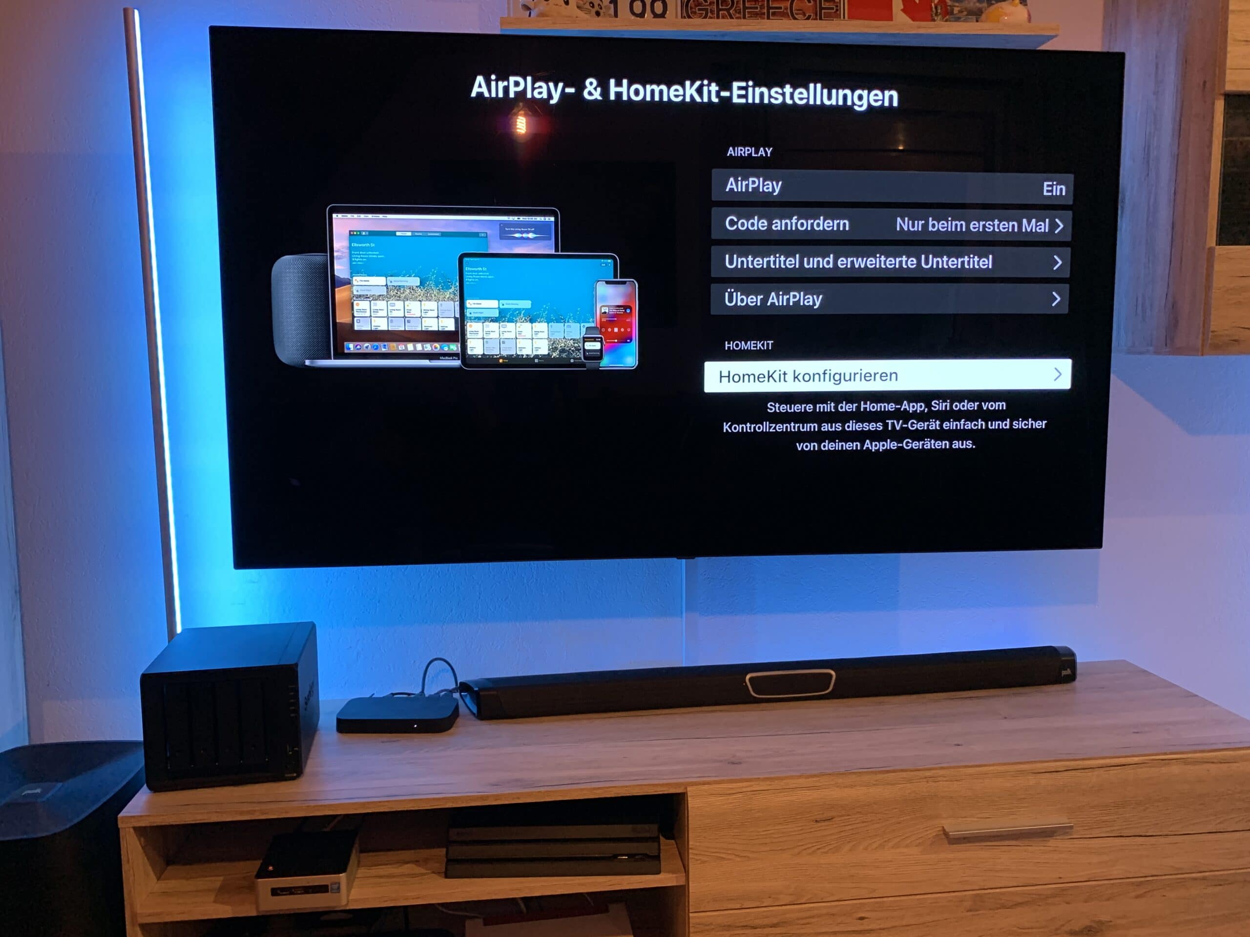 LG OLED TV mit AirPlay in HomeKit integrieren