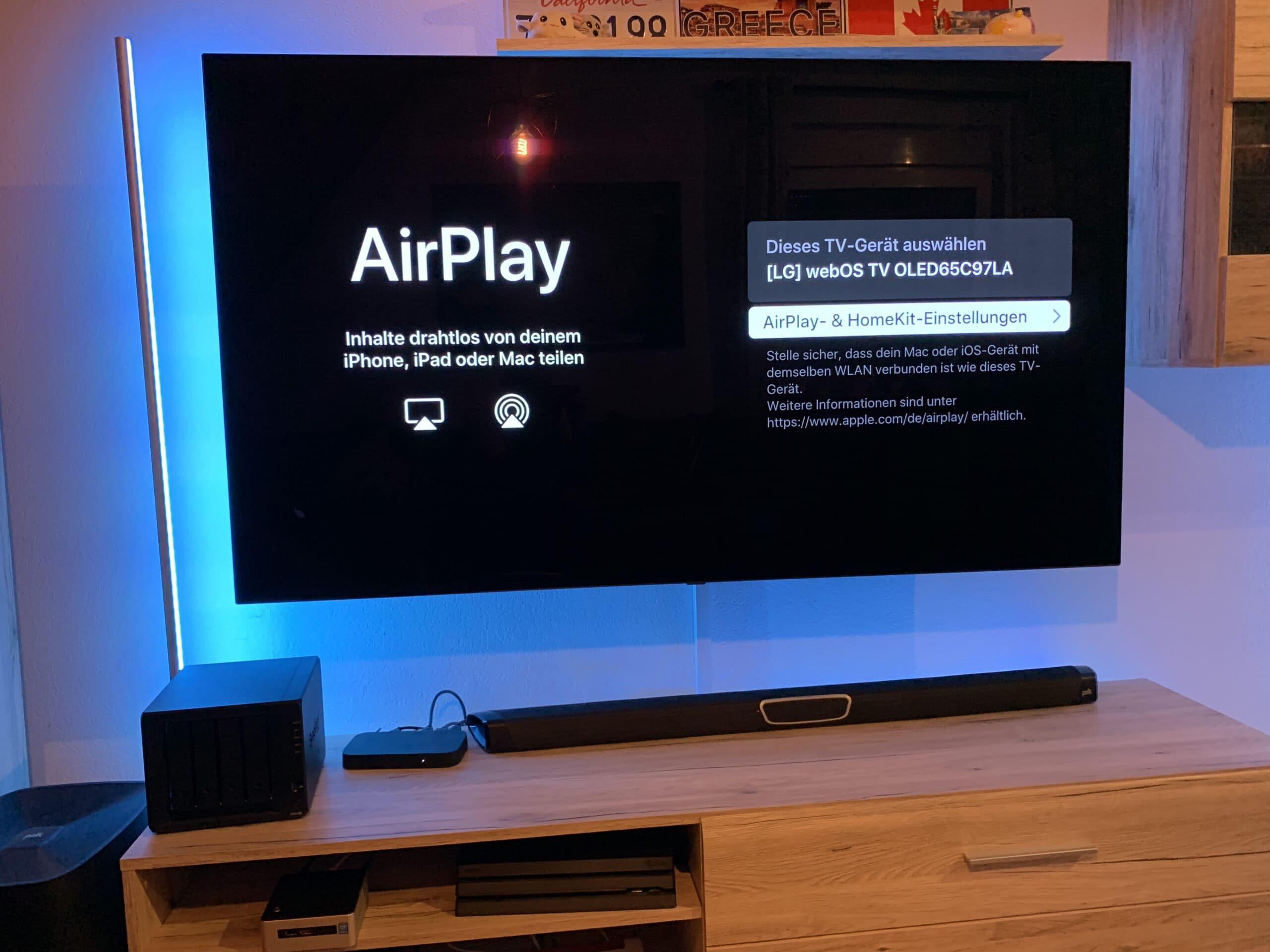 LG OLED TV mit AirPlay in HomeKit integrieren