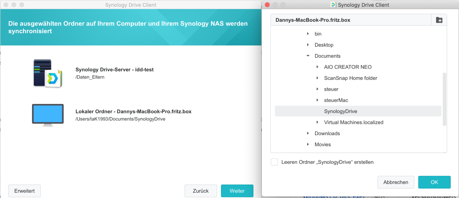 synology drive client