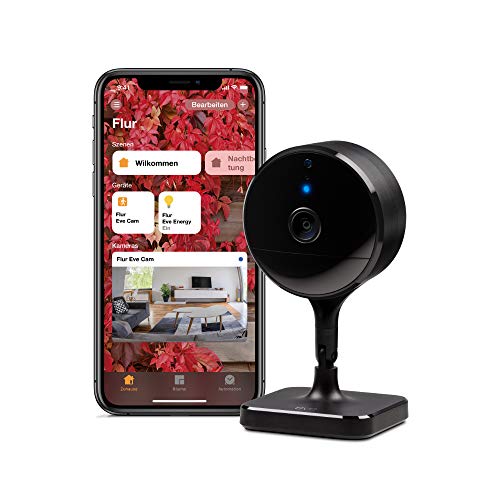 Eve Cam - Smarte Innenkamera, 1080p-Auflösung, WLAN, 100% Privatsphäre, HomeKit Secure Video, Mitteilung auf iPhone, Bewegungsmelder, Mikro & Speaker, Nachtsicht, flexible Installation (HomeKit) 3