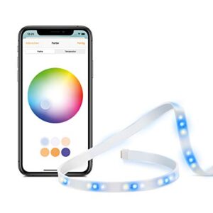 Eve Light Strip - Smarter LED-Lichtstreifen (Dt. Markenqualität), 2 m, weiß & Farbe (RGB), 1800 lm, dimmbar, selbstklebend, keine Bridge nötig, WiFi, Adaptive Lighting, Apple HomeKit