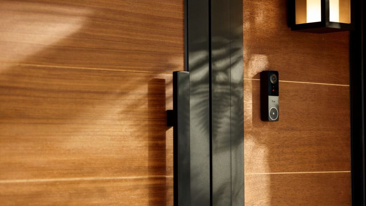 Philips Hue Secure Videotürklingel, kompatibel mit der neuen Bewegungsautomatik in der Hue App 6.3