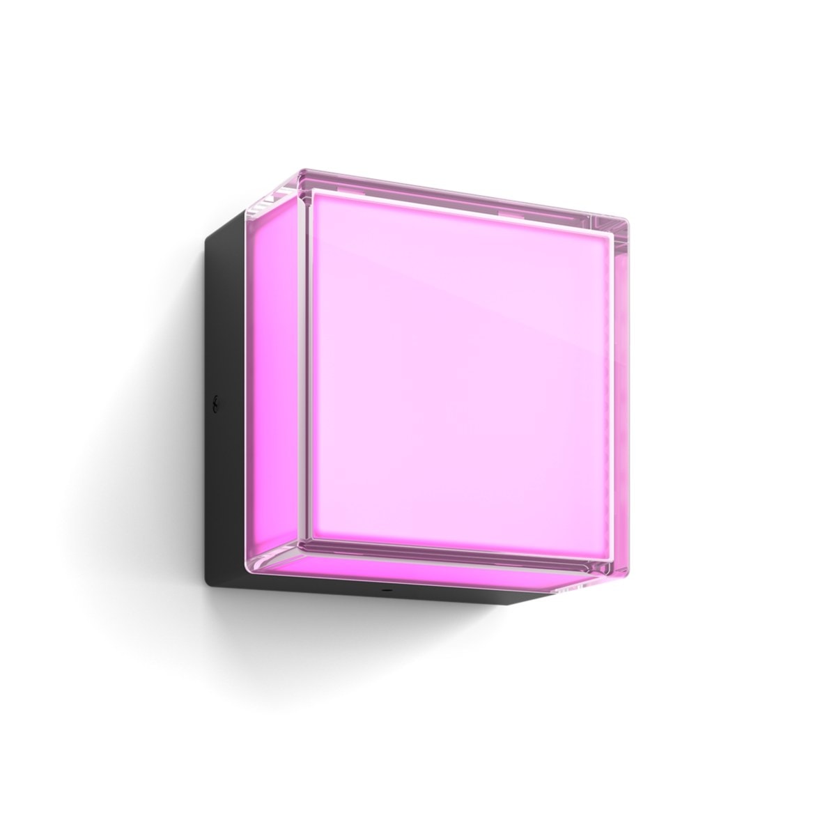 Philips Hue Scenova quadratische Outdoor-Wandleuchte in Schwarz